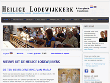 Tablet Screenshot of lodewijkparochie.nl